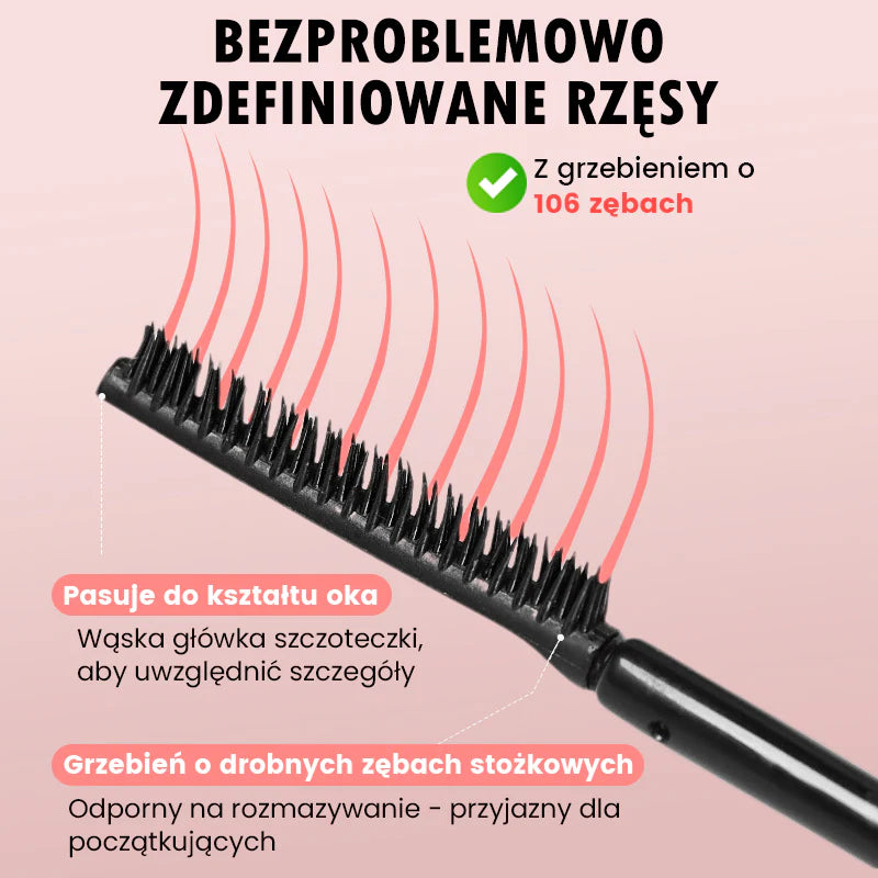 Predlžujúca a natočujúca maskara
