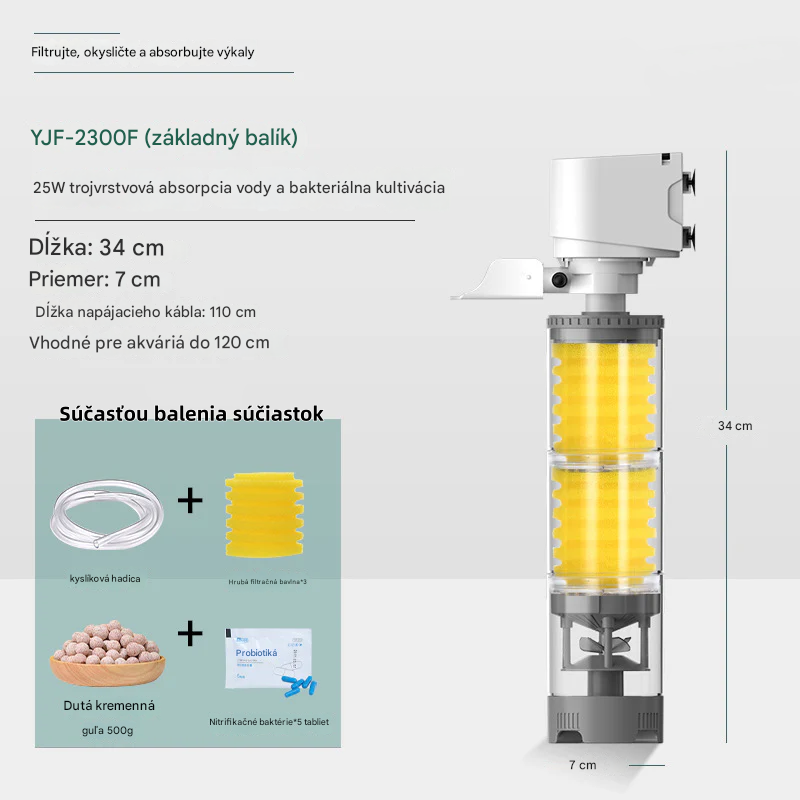 🐟Tiché elektrické akváriové filtre💦