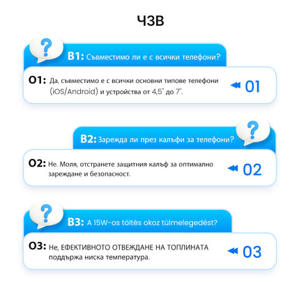 ✨ Стойка за телефон с бързо безжично зареждане - универсална настройка и 360° въртене 🚗📦