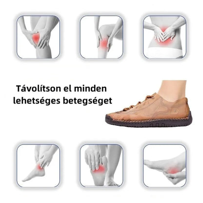 【🎁50% kedvezmény ma - ne hagyd ki】 Ergonomikus kialakítású ortopéd cipő - kiváló minőségű bőr + kézzel varrott 👞