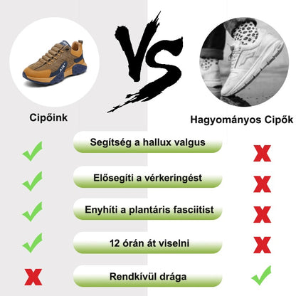 [🔥Ma féláron - ne hagyd ki] Ergonomikus kialakítású ortopéd cipő - ívtartó kialakítás 👞Könnyen megszabadulhatsz a lábfájdalmaktól