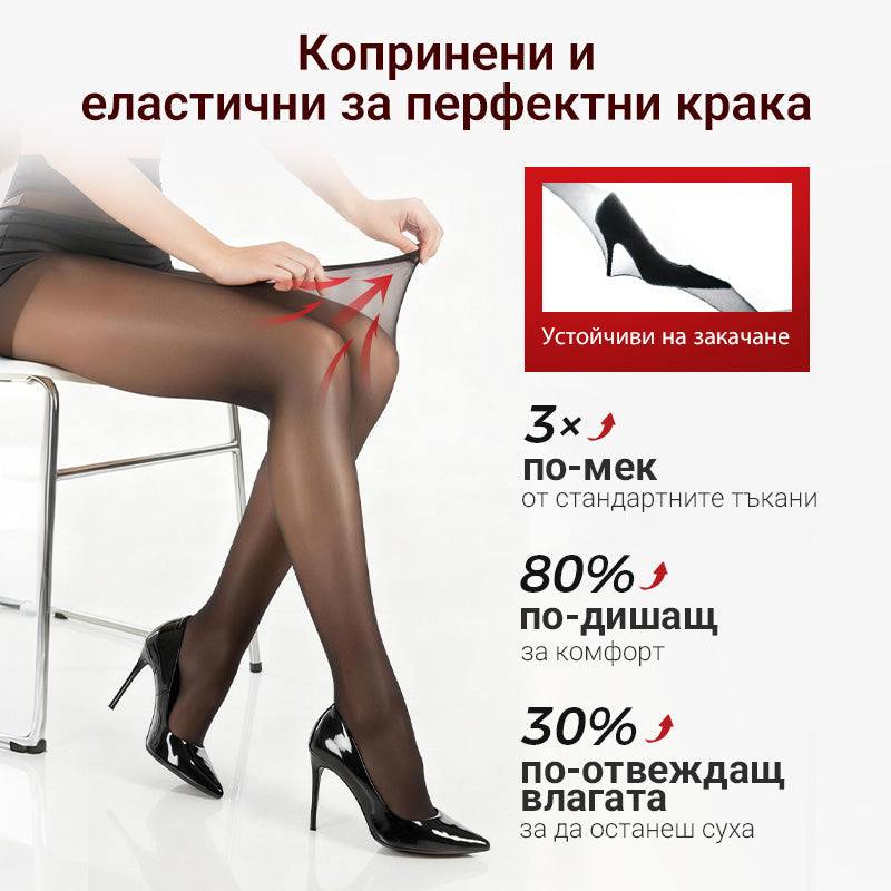 【✨1+1 безплатно】2026 Високо еластични дамски чорапогащи
