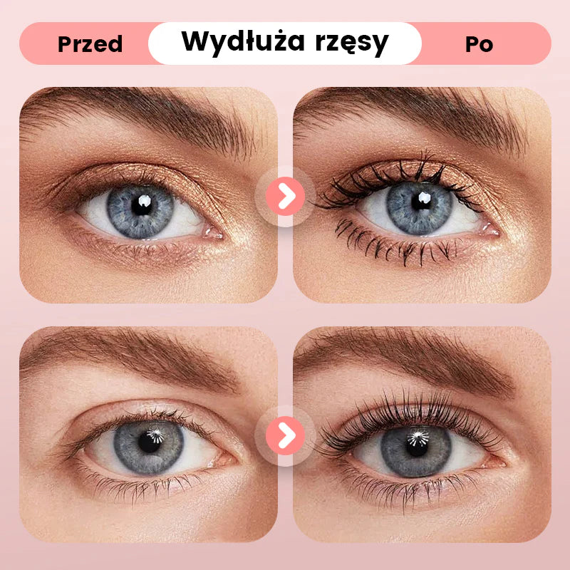 Predlžujúca a natočujúca maskara