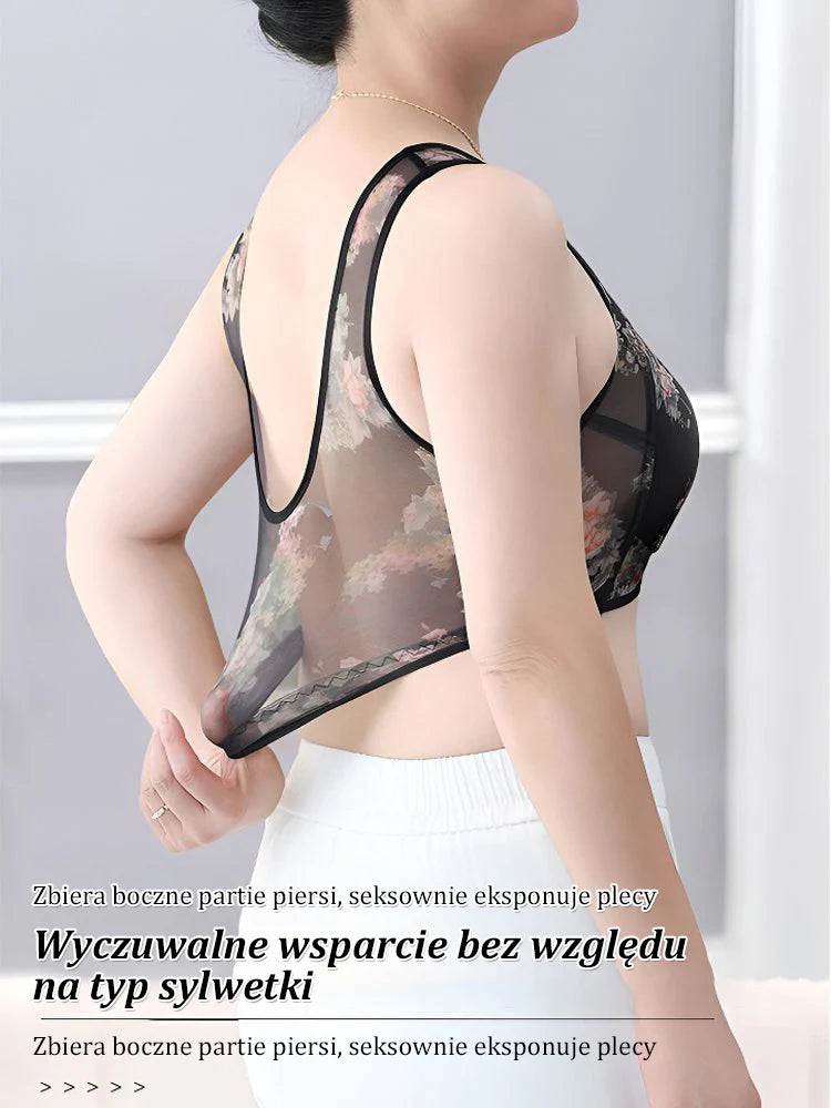 Jedinečná čipkovaná podprsenka bez gombíkov【✨3+2zadarmo】