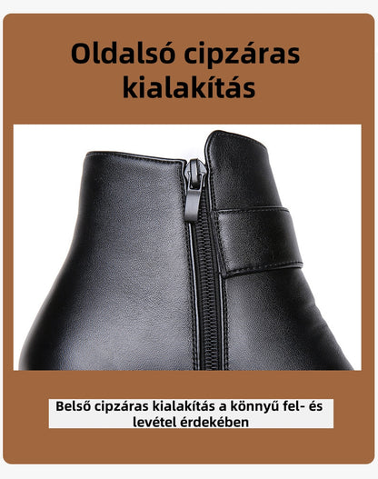 (❄️Utolsó nap az 50%-os kedvezményért) – Ne hagyd ki! ⏰ – Puha és kényelmes valódi gyapjú női cipő lábboltozat-támasztással a könnyebb járás érdekében.