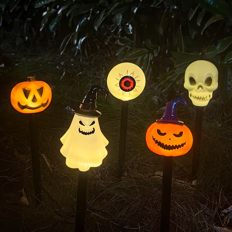 💡Balenie 6 solárnych halloweenskych LED svetiel na zem