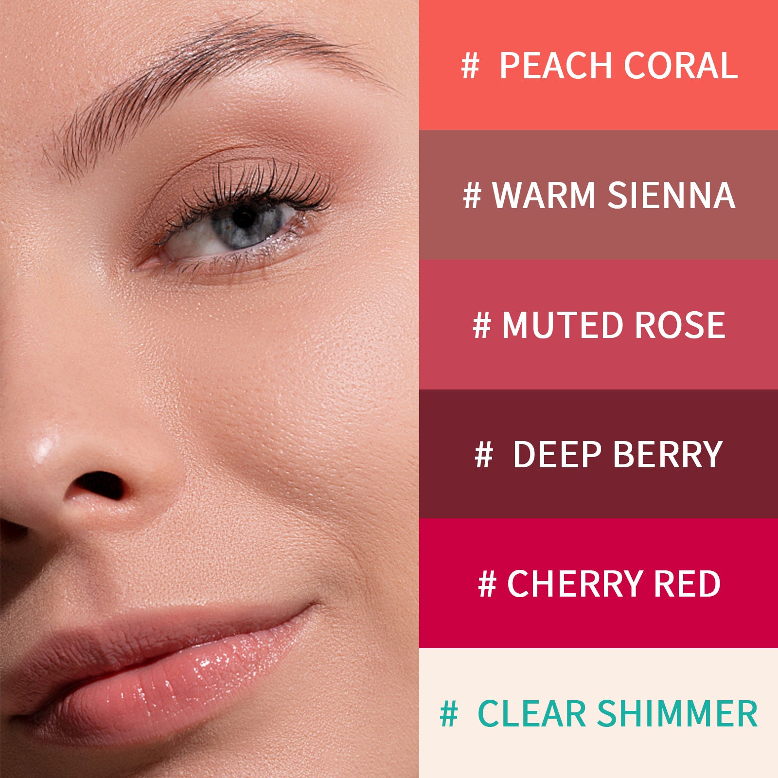 💫🌟24-hodinový hydratačný odtieň na pery（2 položky）