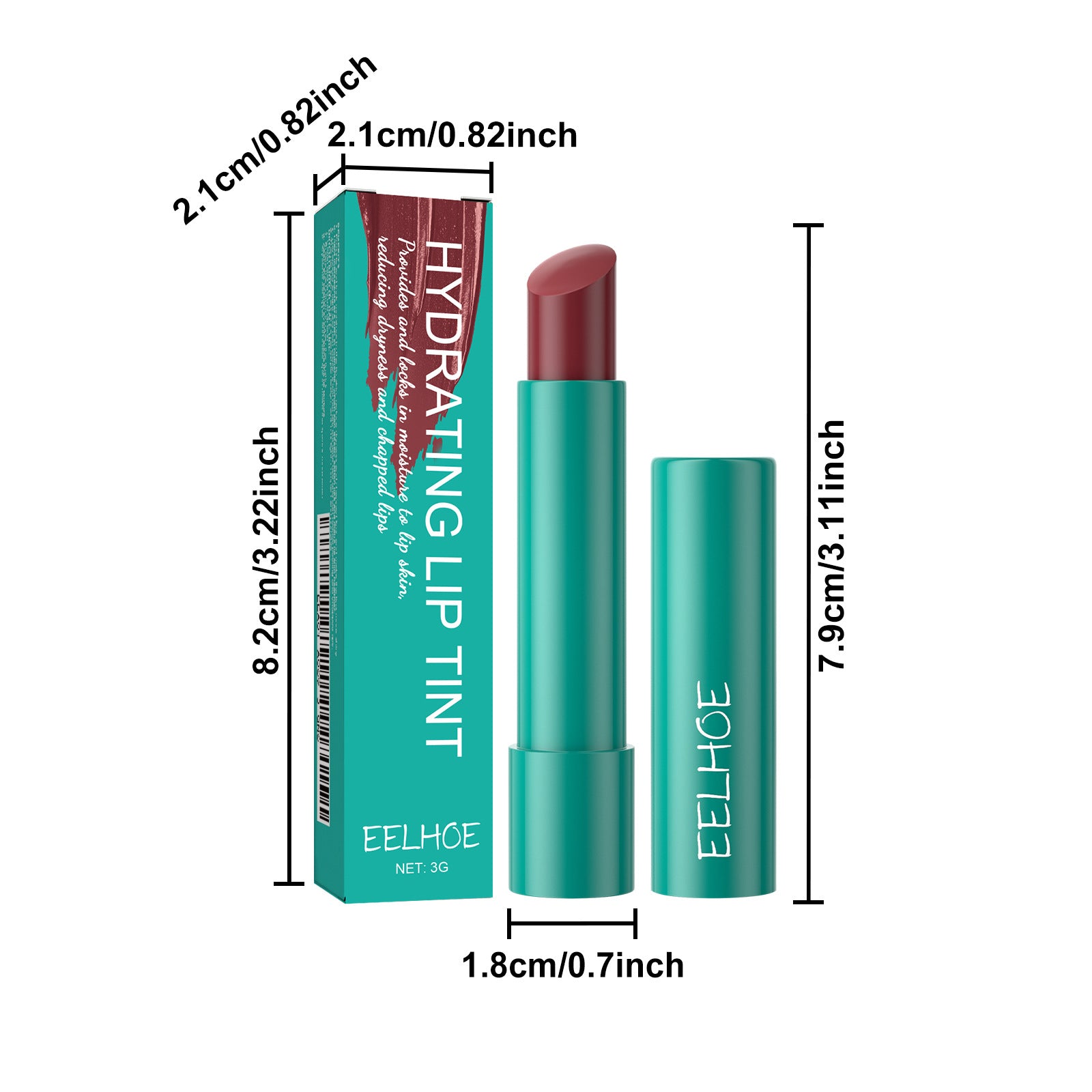 💫🌟24-hodinový hydratačný odtieň na pery（2 položky）