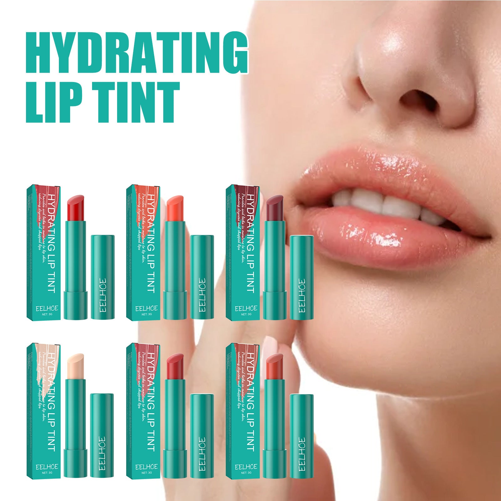 💫🌟24-hodinový hydratačný odtieň na pery（2 položky）