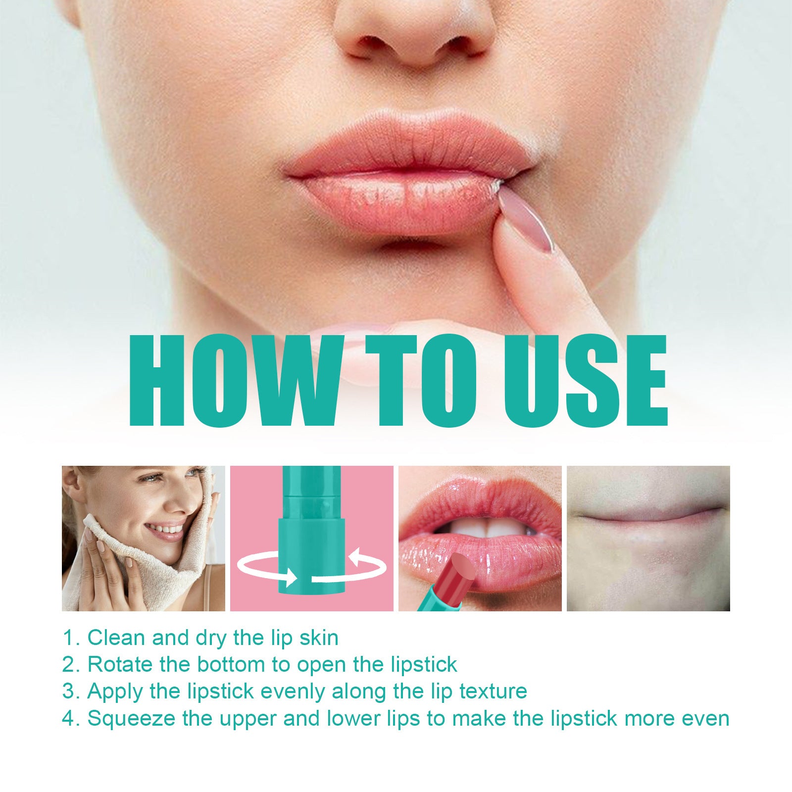 💫🌟24-hodinový hydratačný odtieň na pery（2 položky）