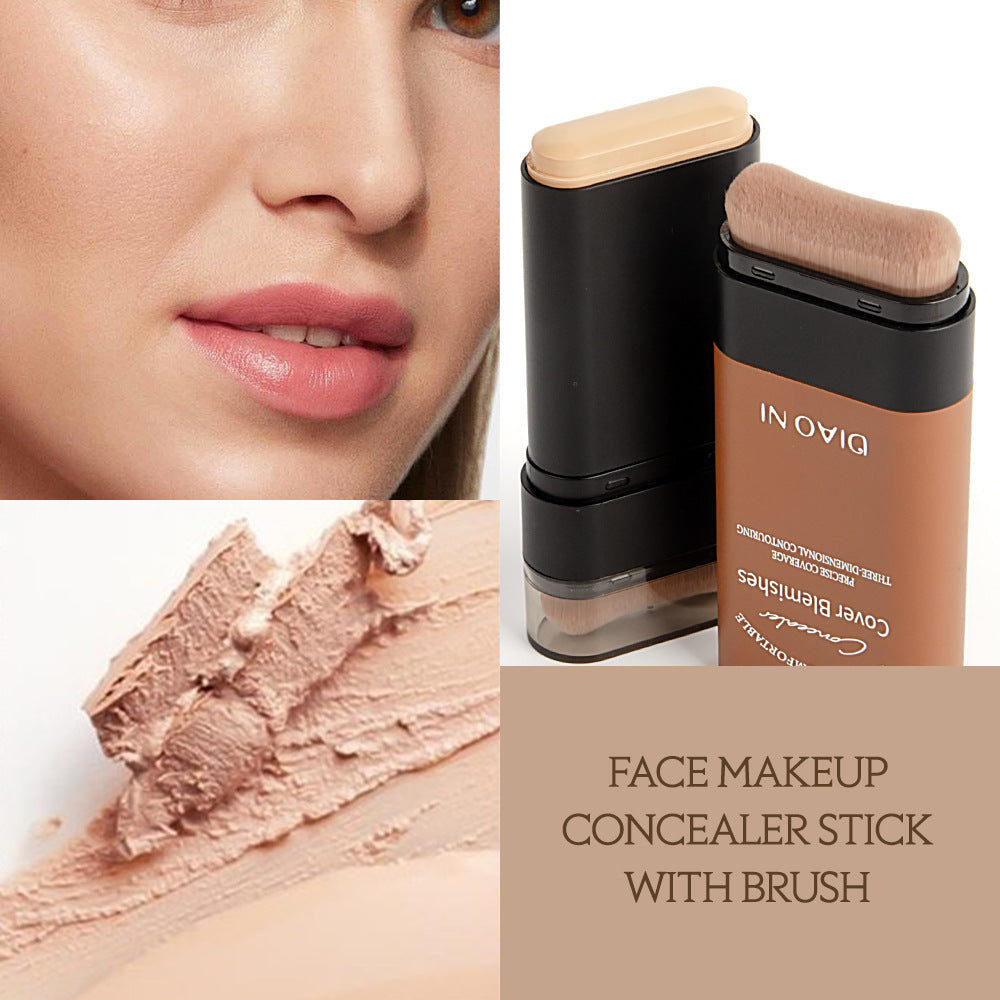 ?Buy 2 Get 1 FREE✨2025 Instant Concealing Foundation Stick with Built-in Brush