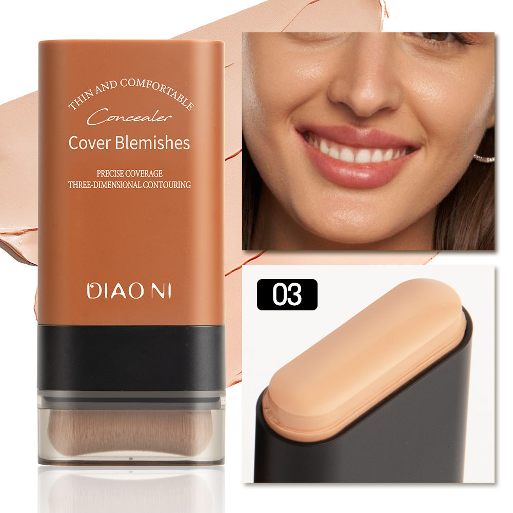 ?Buy 2 Get 1 FREE✨2025 Instant Concealing Foundation Stick with Built-in Brush