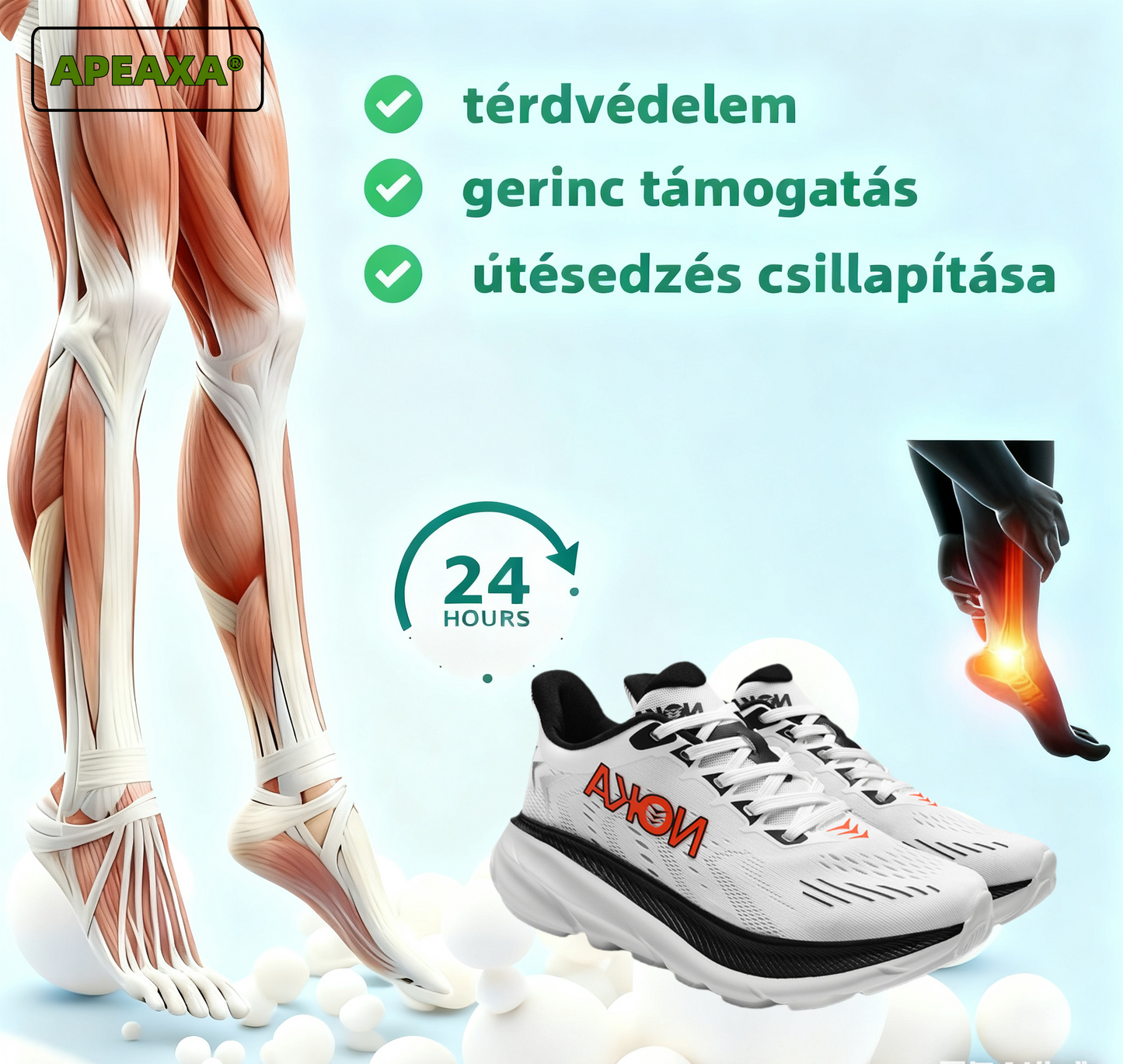 (🔥60% kedvezmény ma - ne hagyd ki!) ⏰ - APEAXA® márka - puha és kényelmes francia ortopéd cipők ✅ (enyhíti a lábfájdalmat)