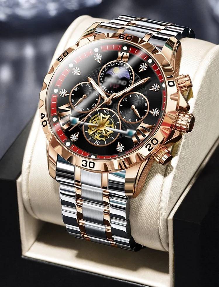 ⌚Svájci vadonatúj vízálló automata mechanikus órák🔥