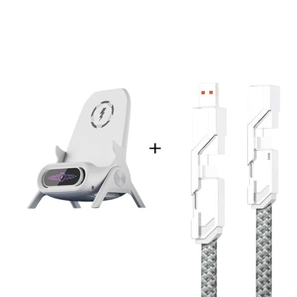 ✨ Стойка за телефон с бързо безжично зареждане - универсална настройка и 360° въртене 🚗📦