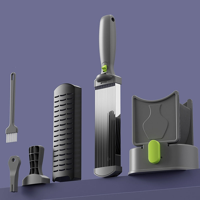 Krájač mäsa na čerstvé surové mäso, nastaviteľná hrúbka 2 alebo 4 mm, 17-v-1 kuchynský nôž na mäso z nehrdzavejúcej ocele