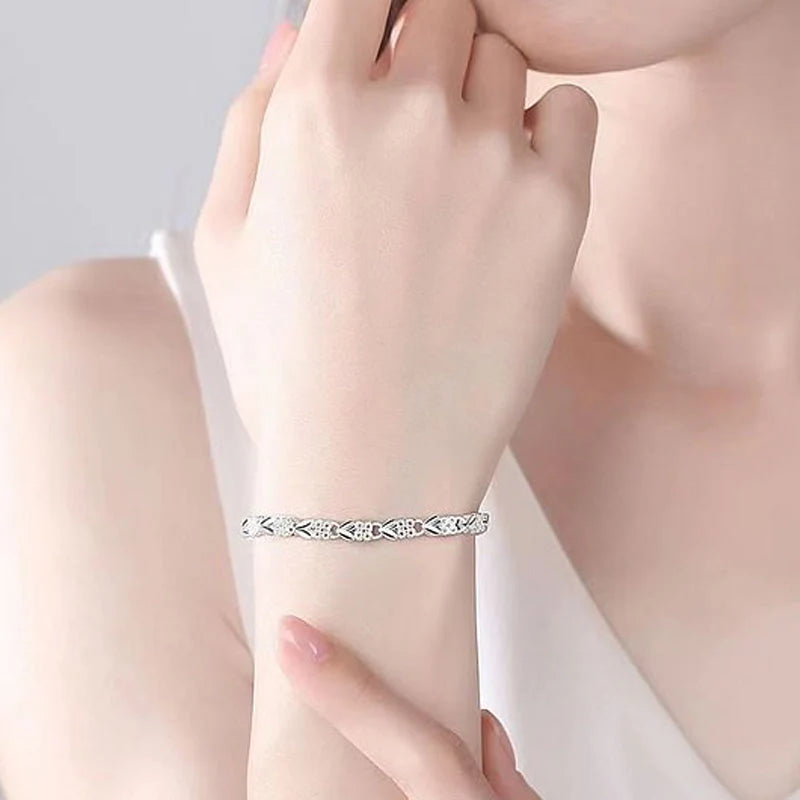 💫Elegantný náramok s lesklou ďatelinou 🍀Časovo obmedzená ponuka