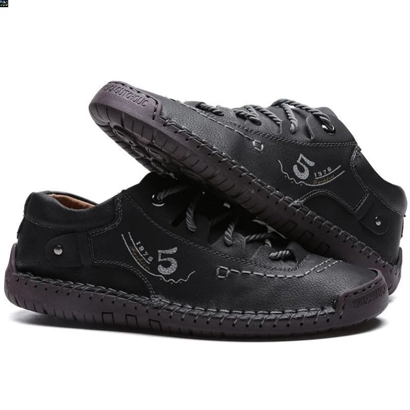 【🎁50% kedvezmény ma - ne hagyd ki】 Ergonomikus kialakítású ortopéd cipő - kiváló minőségű bőr + kézzel varrott 👞