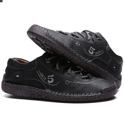 【🎁50% kedvezmény ma - ne hagyd ki】 Ergonomikus kialakítású ortopéd cipő - kiváló minőségű bőr + kézzel varrott 👞