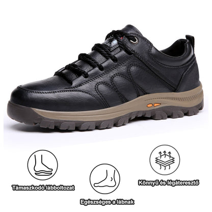 【🎁50% kedvezmény ma - ne hagyd ki】 Ergonomikus kialakítású ortopéd cipő - kiváló minőségű bőr + kézzel varrott 👞