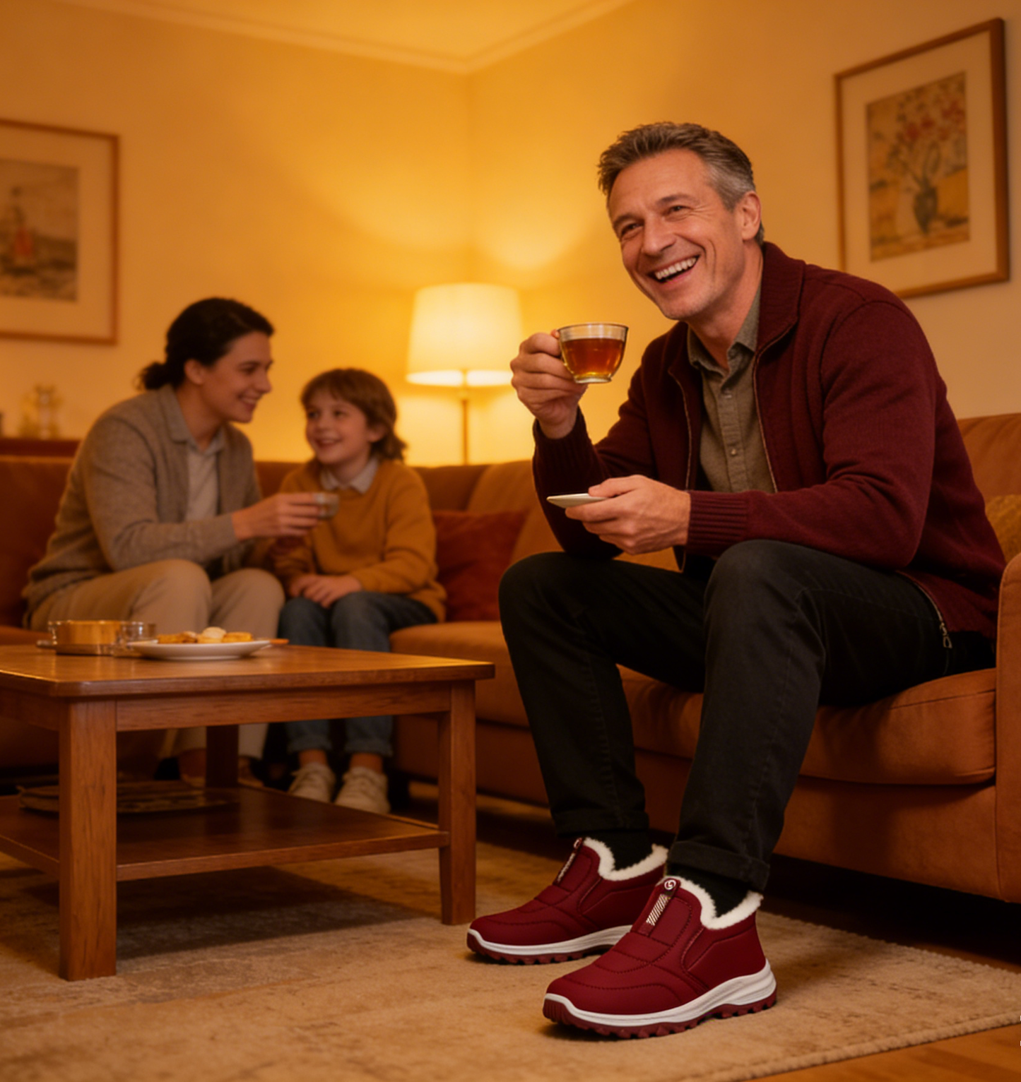 🔥MA 50% KEDVEZMÉNY - NE MARADJ LE｜ ⏰ - Puha és kényelmes téli olasz luxusmárkás velúr ortopéd cipő ｜tartást ad - lábfájdalom csillapítására