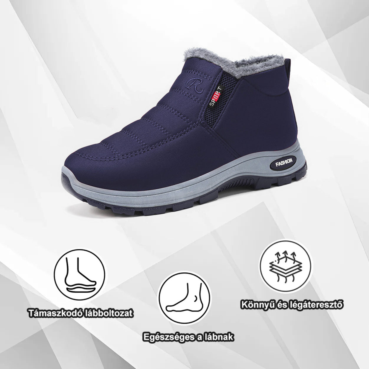 🔥A legkényelmesebb téli cipők 2025-ben - Ergonomikusan tervezett ortopéd cipők a láb-, térd- és hátfájás enyhítésére - Uniszex