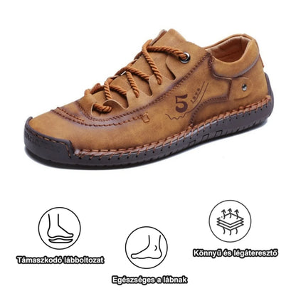 【🎁50% kedvezmény ma - ne hagyd ki】 Ergonomikus kialakítású ortopéd cipő - kiváló minőségű bőr + kézzel varrott 👞