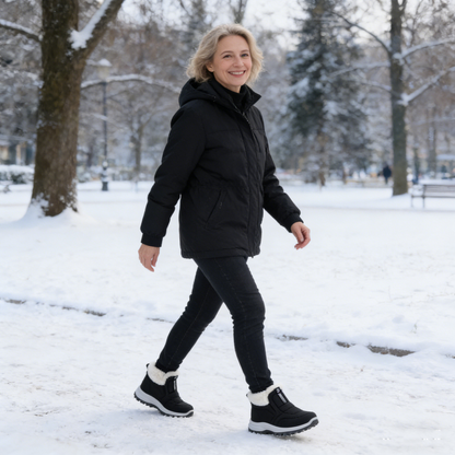 🔥MA 50% KEDVEZMÉNY - NE MARADJ LE｜ ⏰ - Puha és kényelmes téli olasz luxusmárkás velúr ortopéd cipő ｜tartást ad - lábfájdalom csillapítására