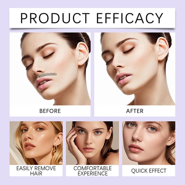 ✨Jemný a bezbolestný krém na odstraňovanie chĺpkov na tvári