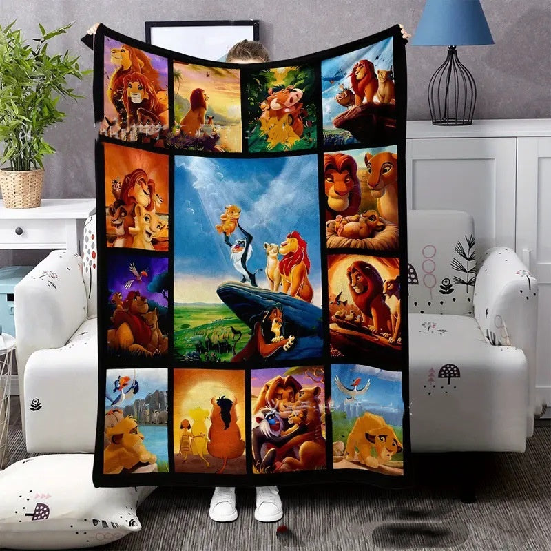 😸Moderná flanelová deka s potlačou mačky -🔥Super mäkká a teplá plyšová deka, na všetky ročné obdobia