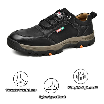 【🎁50% kedvezmény ma - ne hagyd ki】 Ergonomikus kialakítású ortopéd cipő - kiváló minőségű bőr + kézzel varrott 👞