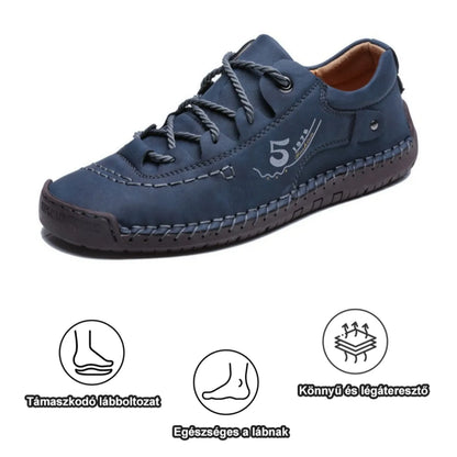 【🎁50% kedvezmény ma - ne hagyd ki】 Ergonomikus kialakítású ortopéd cipő - kiváló minőségű bőr + kézzel varrott 👞