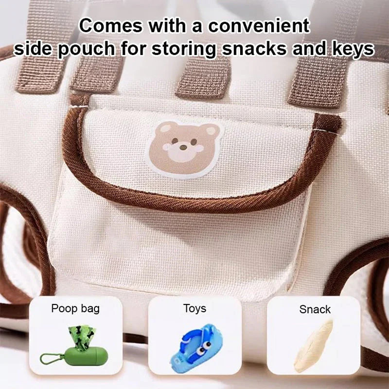 🐶Prenosný, priedušný batoh pre domáce zvieratá💫