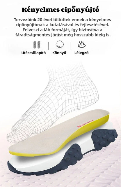 (🔥Ma 50% kedvezmény - ne maradj le!) ⏰Ergonomikus - puha és kényelmes ortopédiai hétköznapi/sportcipő (lábboltozat-támasz, járástámasz)