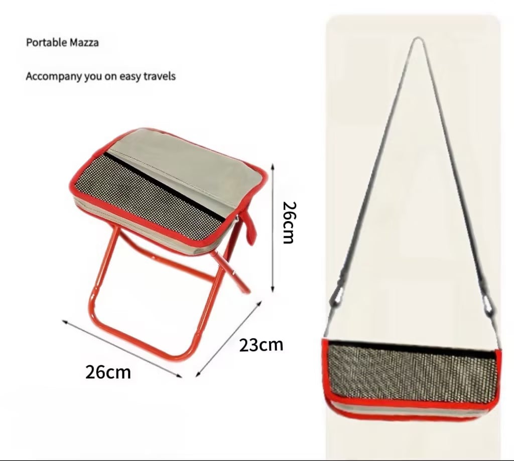 VÝPREDAJ🔥 Prenosná stolička na horolezectvo a turistiku, skladacia stolička s prenosnou taškou