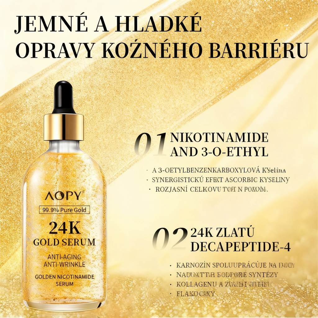 Royal Gold liftingová sada, sada + nočný krém