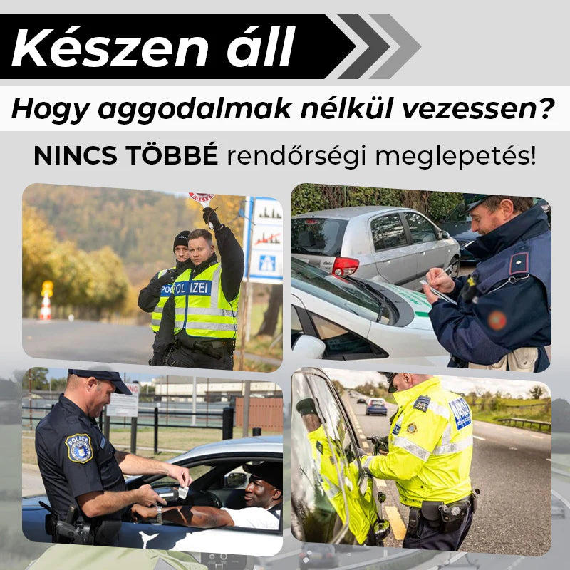 Inteligentný radarový detektor rýchlosti auta