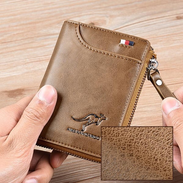 Pánska peňaženka so zipsom (chránená RFID)