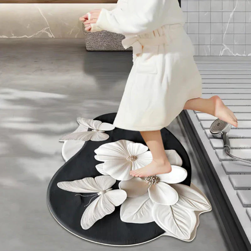 3D realistický vzor protišmyková absorpčná rohož