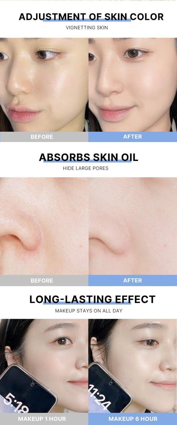 Kozmetický púdrový koláč na držanie make-upu