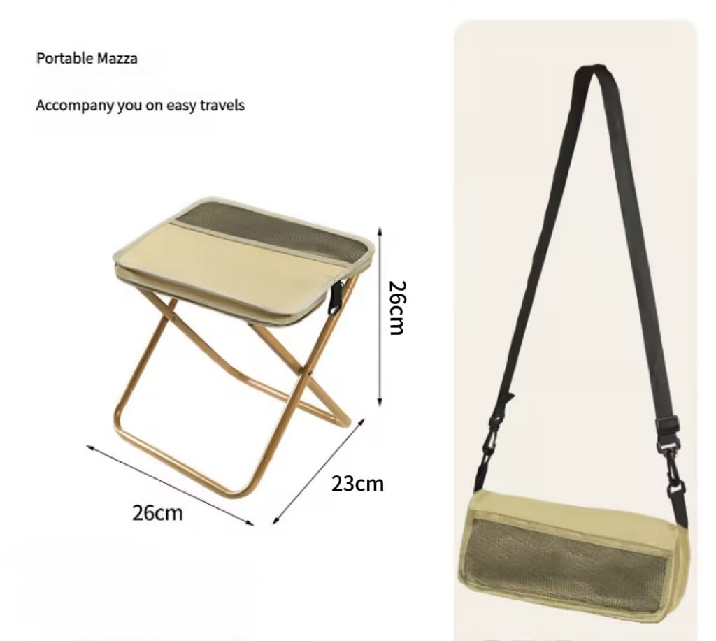 VÝPREDAJ🔥 Prenosná stolička na horolezectvo a turistiku, skladacia stolička s prenosnou taškou