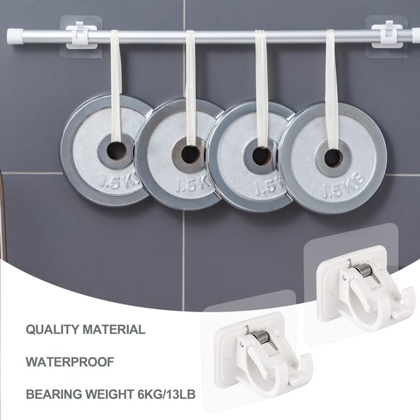 🏡Držiaky na záclonové tyče bez vŕtania