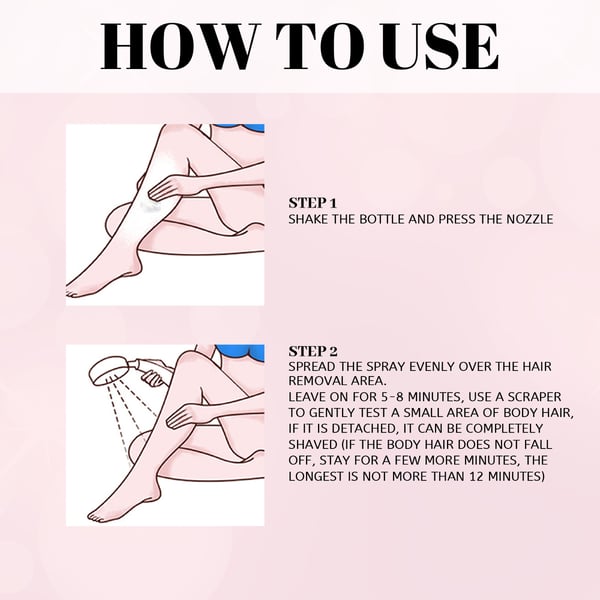 ✨Hladký ako med: Penový sprej na odstránenie chĺpkov