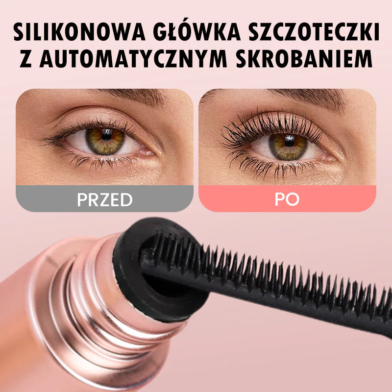 Predlžujúca a natočujúca maskara
