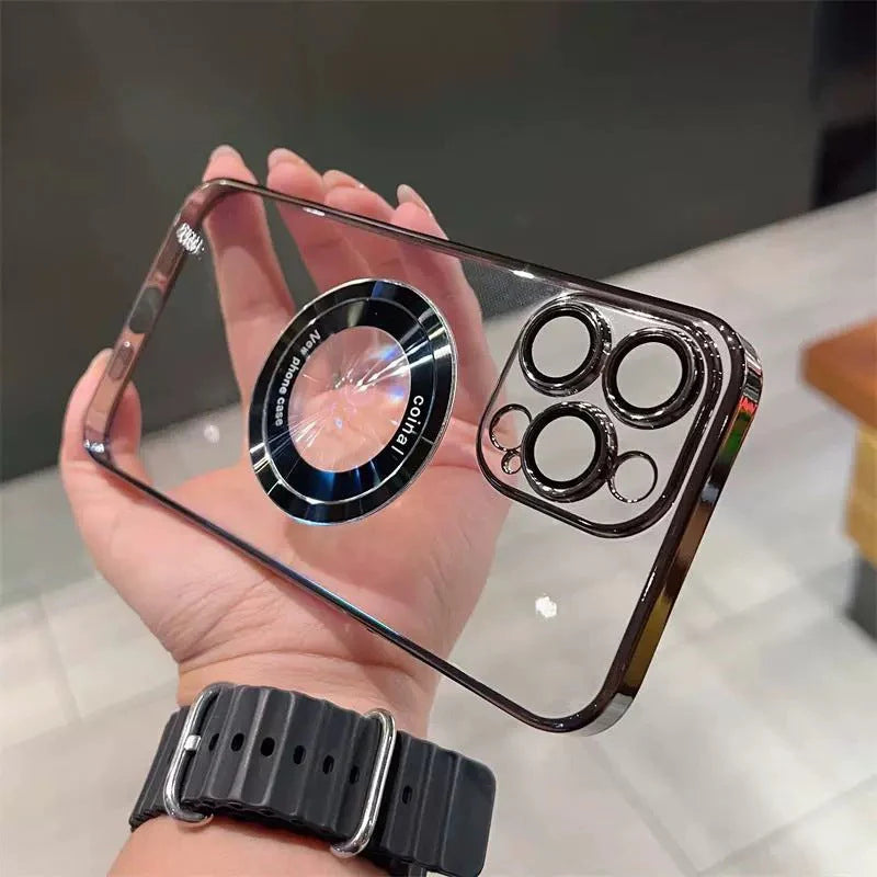 📲Transparentné magnetické púzdro pre iPhone