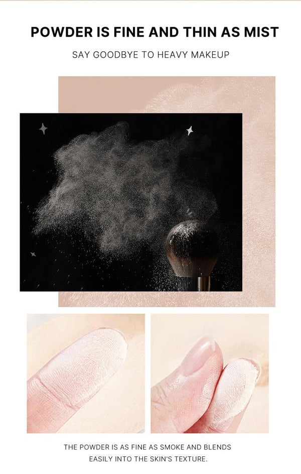 Kozmetický púdrový koláč na držanie make-upu