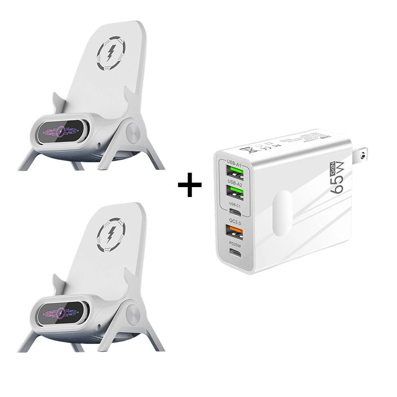 ✨ Стойка за телефон с бързо безжично зареждане - универсална настройка и 360° въртене 🚗📦