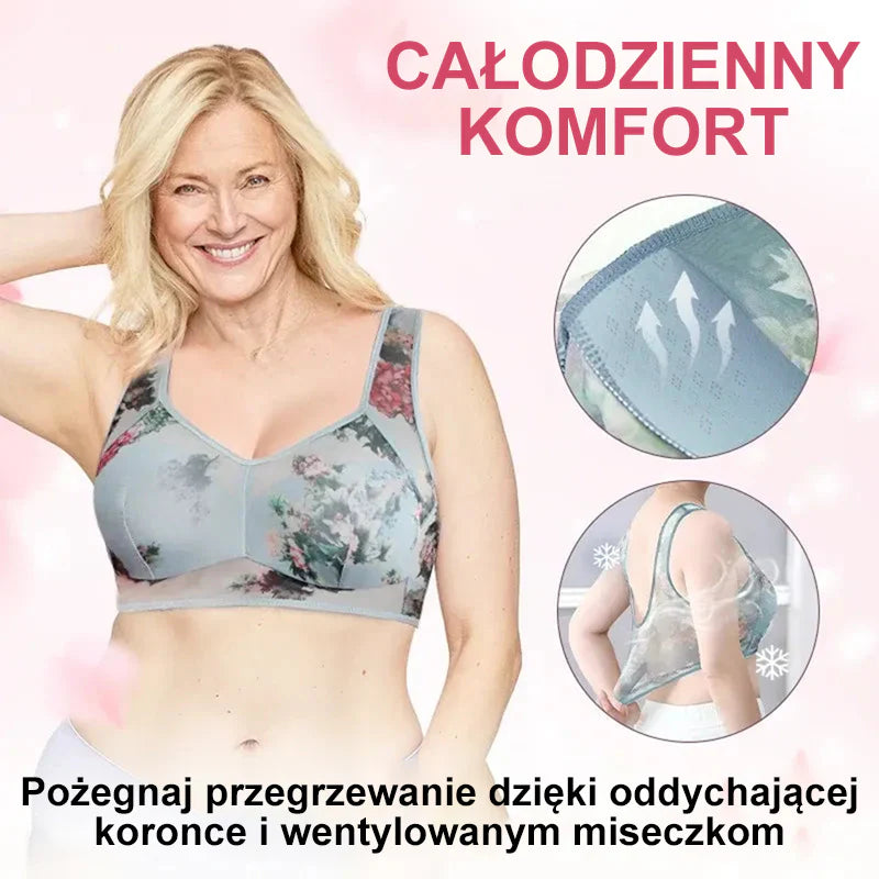 Jedinečná čipkovaná podprsenka bez gombíkov【✨3+2zadarmo】