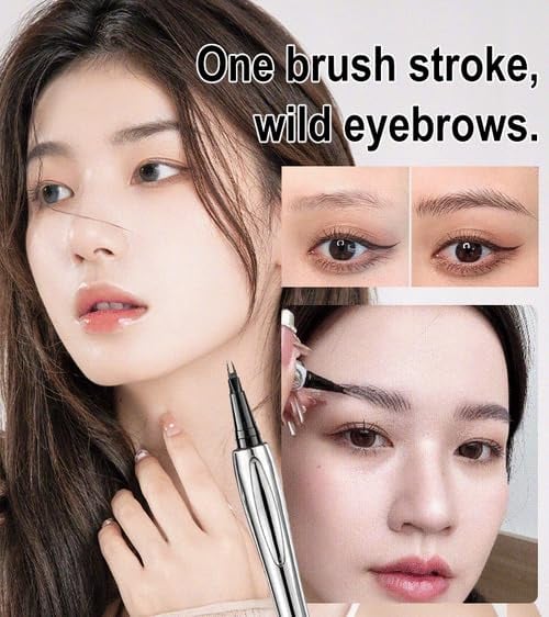 Dlhotrvajúca vodeodolná ceruzka na obočie s mikrovidličkovým hrotom