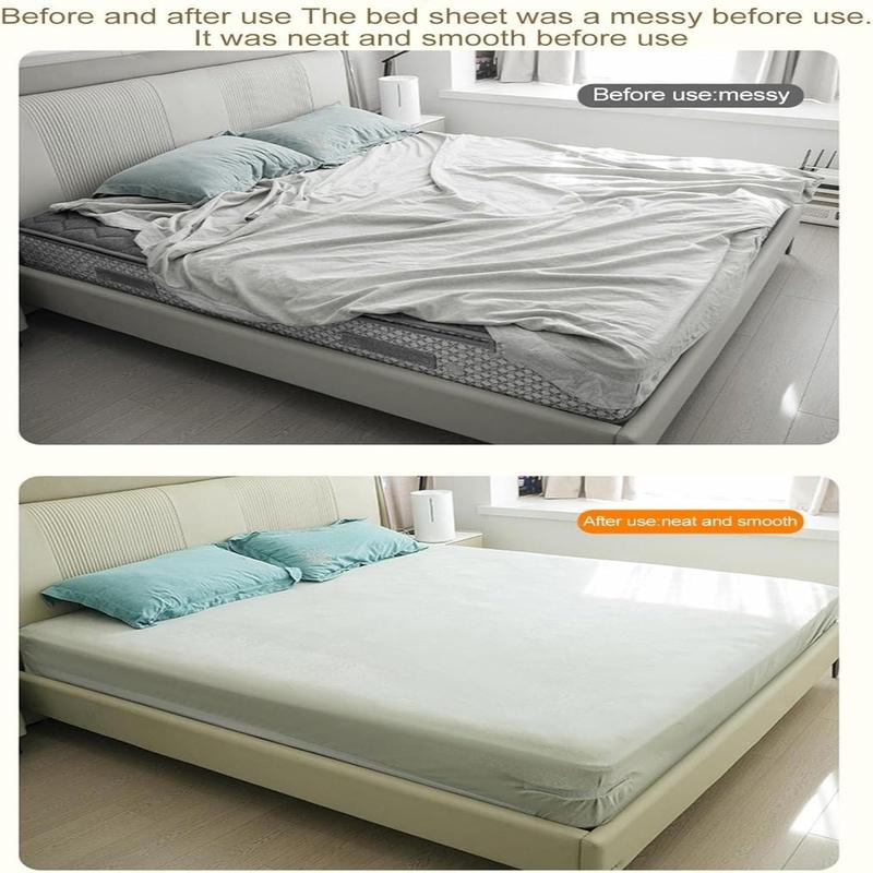 Držiaky na posteľnú bielizeň 4 ks, protišmykové držiaky na plachty